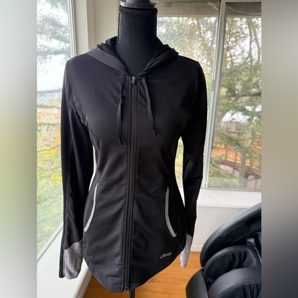Asics Full-Zip Running Hoodie - Women’s XS - Black